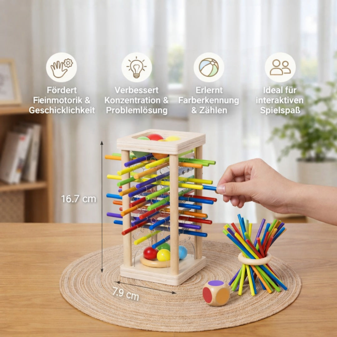 Montessori Feinmotorik Spiel aus Holz
