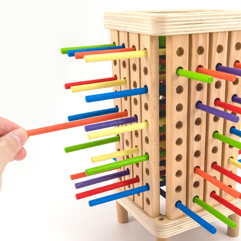 Montessori Feinmotorik Spiel aus Holz