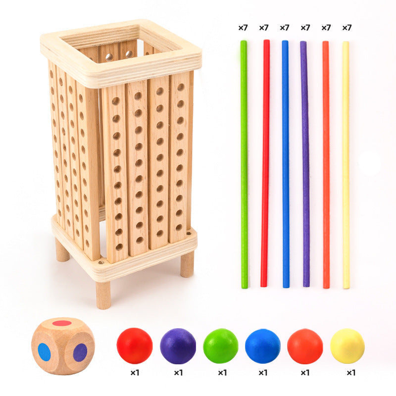 Montessori Feinmotorik Spiel aus Holz