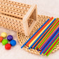 Montessori Feinmotorik Spiel aus Holz