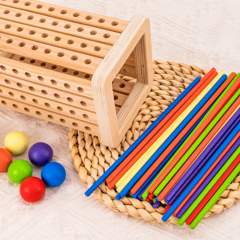 Montessori Feinmotorik Spiel aus Holz