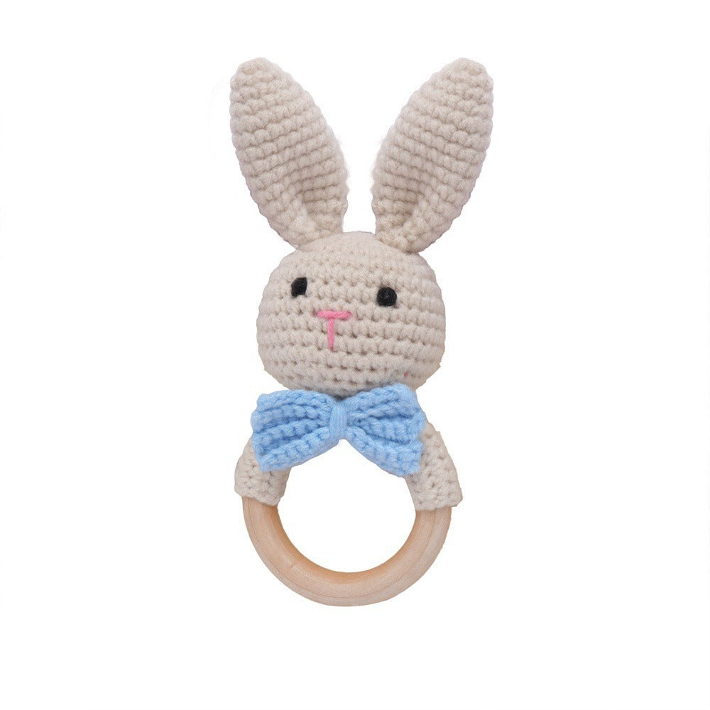 Babyrassel HASE – Handgemacht, 100% Baumwolle