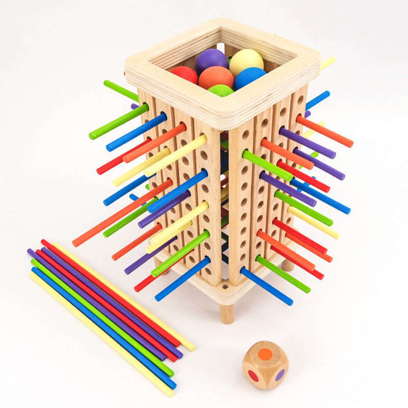 Montessori Feinmotorik Spiel aus Holz