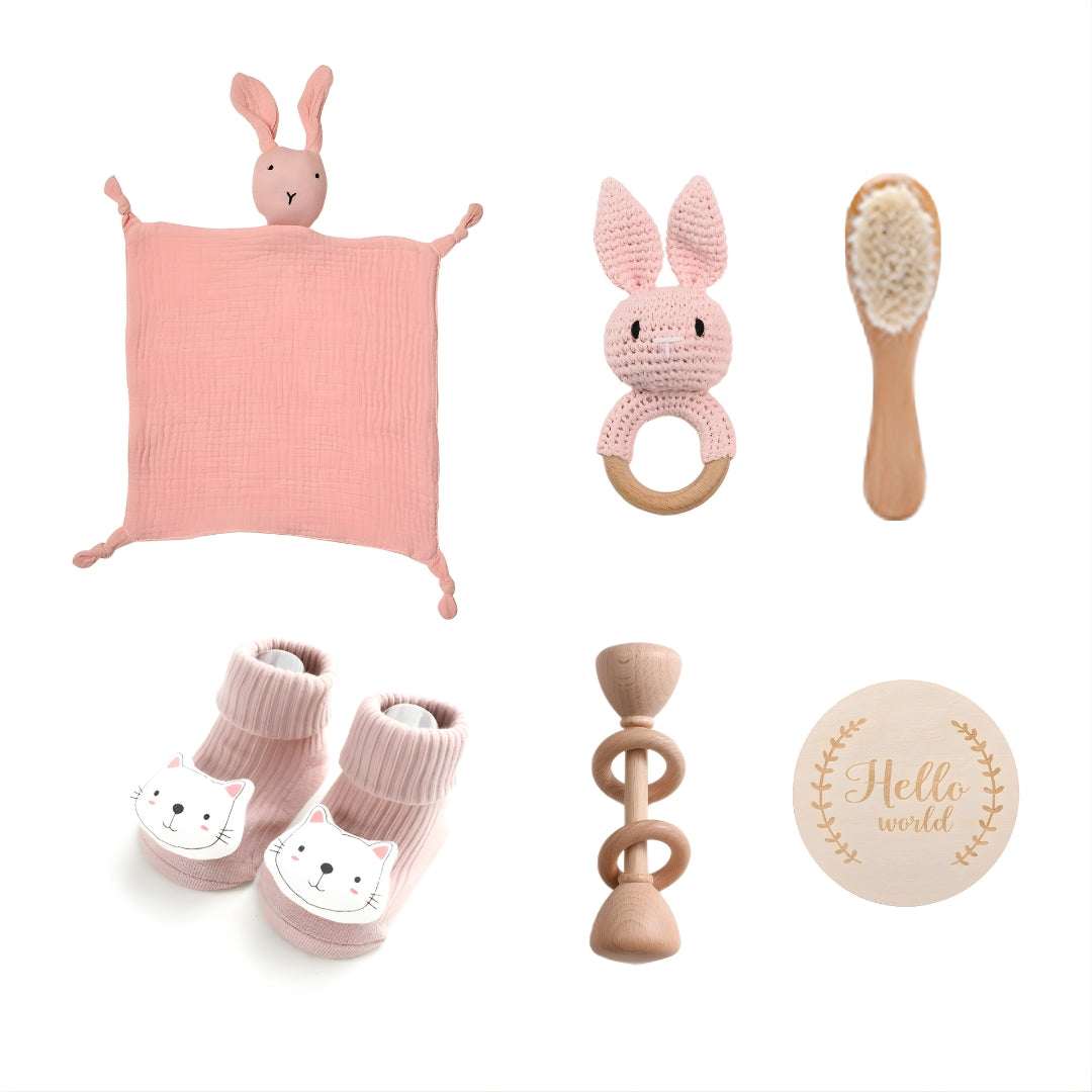 6-Teiliges Liebevolle Baby-Geschenkbox