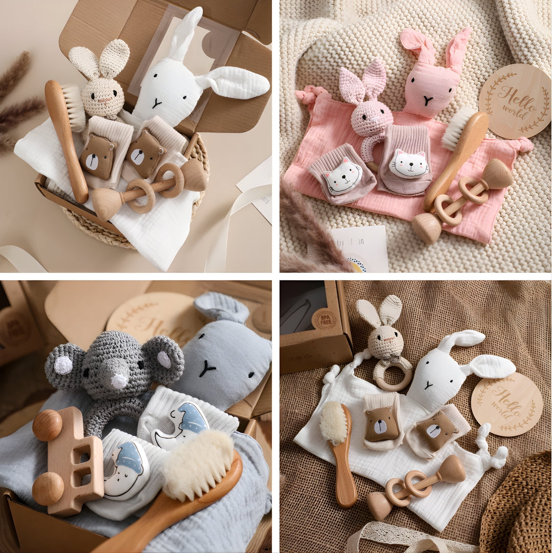 6-Teiliges Liebevolle Baby-Geschenkbox