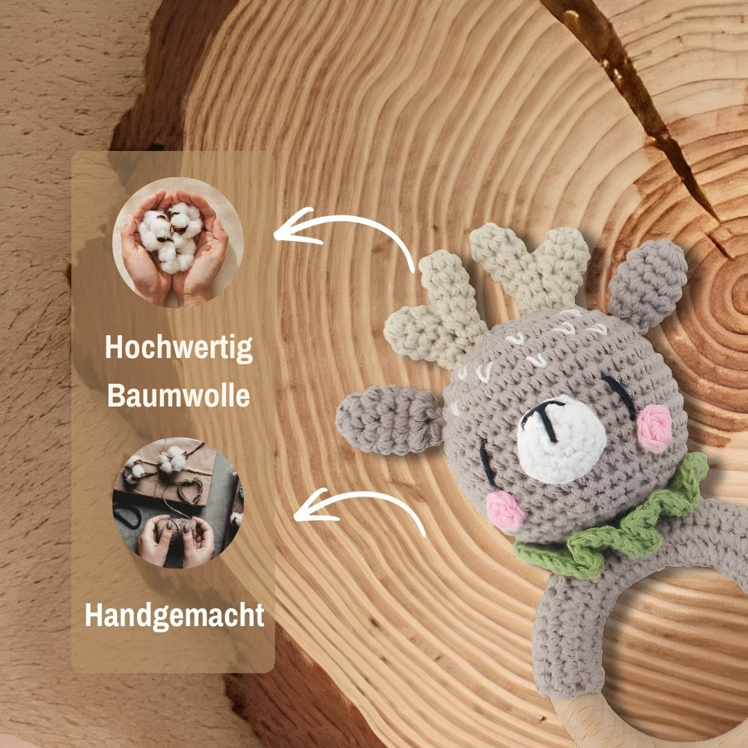 Handgemachter Baby Beißring